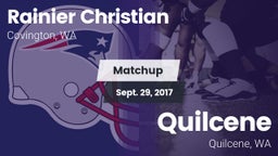 Matchup: Rainier Christian vs. Quilcene  2017
