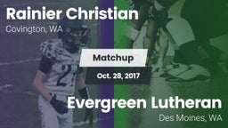 Matchup: Rainier Christian vs. Evergreen Lutheran  2017