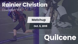 Matchup: Rainier Christian vs. Quilcene 2018
