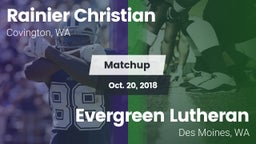 Matchup: Rainier Christian vs. Evergreen Lutheran  2018