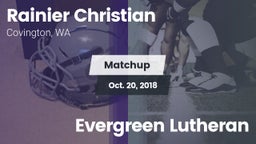 Matchup: Rainier Christian vs. Evergreen Lutheran 2018
