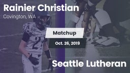 Matchup: Rainier Christian vs. Seattle Lutheran 2019