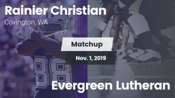 Matchup: Rainier Christian vs. Evergreen Lutheran 2019