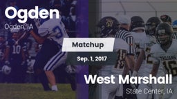 Matchup: Ogden vs. West Marshall  2017