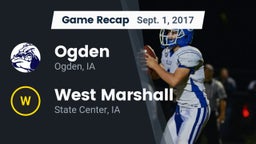 Recap: Ogden  vs. West Marshall  2017