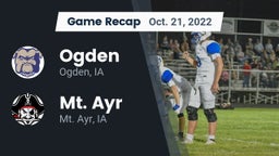 Recap: Ogden  vs. Mt. Ayr  2022
