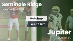 Matchup: Seminole Ridge vs. Jupiter  2017