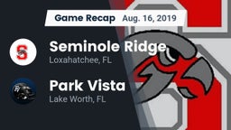 Recap: Seminole Ridge  vs. Park Vista  2019