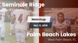 Matchup: Seminole Ridge vs. Palm Beach Lakes  2019