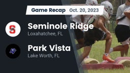 Recap: Seminole Ridge  vs. Park Vista  2023