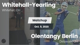 Matchup: Whitehall-Yearling vs. Olentangy Berlin  2020