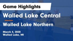 Walled Lake Central  vs Walled Lake Northern  Game Highlights - March 4, 2020