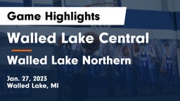Walled Lake Central  vs Walled Lake Northern  Game Highlights - Jan. 27, 2023