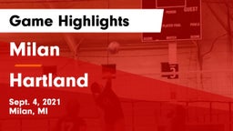 Milan  vs Hartland  Game Highlights - Sept. 4, 2021