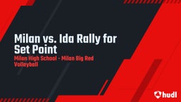 Highlight of Milan vs. Ida Rally for Set Point