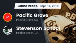 Recap: Pacific Grove  vs. Stevenson School 2018