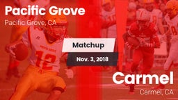 Matchup: Pacific Grove vs. Carmel  2018