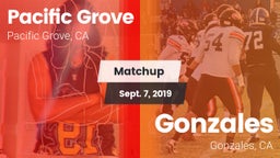 Matchup: Pacific Grove vs. Gonzales  2019