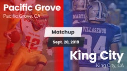 Matchup: Pacific Grove vs. King City  2019