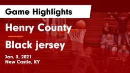 Henry County  vs Black jersey Game Highlights - Jan. 3, 2021