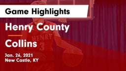 Henry County  vs Collins  Game Highlights - Jan. 26, 2021