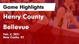 Henry County  vs Bellevue  Game Highlights - Feb. 6, 2021