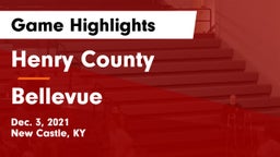 Henry County  vs Bellevue Game Highlights - Dec. 3, 2021