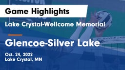 Lake Crystal-Wellcome Memorial  vs Glencoe-Silver Lake  Game Highlights - Oct. 24, 2022