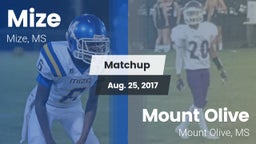 Matchup: Mize vs. Mount Olive  2017