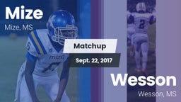 Matchup: Mize vs. Wesson  2017