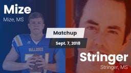 Matchup: Mize vs. Stringer  2018