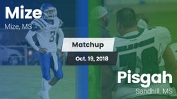 Matchup: Mize vs. Pisgah  2018