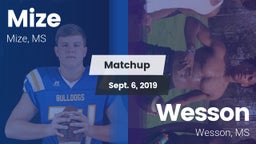 Matchup: Mize vs. Wesson  2019