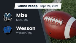 Recap: Mize  vs. Wesson  2021
