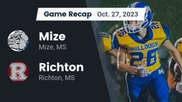 Recap: Mize  vs. Richton  2023