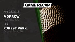 Recap: Morrow  vs. Forest Park  2016