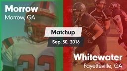 Matchup: Morrow vs. Whitewater  2016