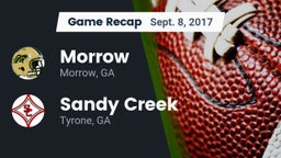Recap: Morrow  vs. Sandy Creek  2017