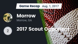 Recap: Morrow  vs. 2017 Scout Opponent 2017