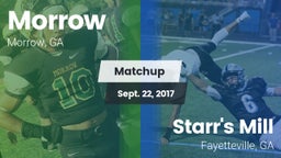 Matchup: Morrow vs. Starr's Mill  2017