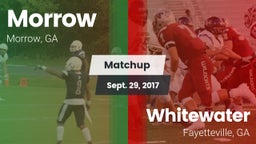 Matchup: Morrow vs. Whitewater  2017