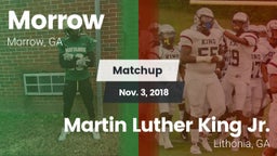 Matchup: Morrow vs. Martin Luther King Jr.  2018