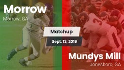 Matchup: Morrow vs. Mundys Mill  2019