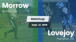 Matchup: Morrow vs. Lovejoy  2019