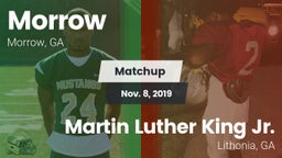 Matchup: Morrow vs. Martin Luther King Jr.  2019