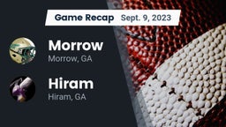 Recap: Morrow  vs. Hiram  2023