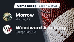 Recap: Morrow  vs. Woodward Academy 2023