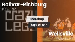Matchup: Bolivar-Richburg vs. Wellsville  2017