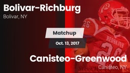 Matchup: Bolivar-Richburg vs. Canisteo-Greenwood  2017