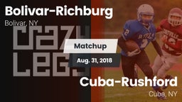 Matchup: Bolivar-Richburg vs. Cuba-Rushford  2018